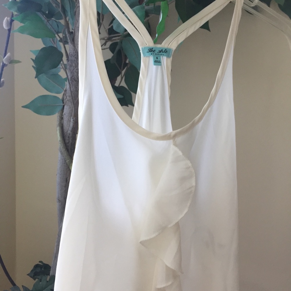 Ladies off white top
